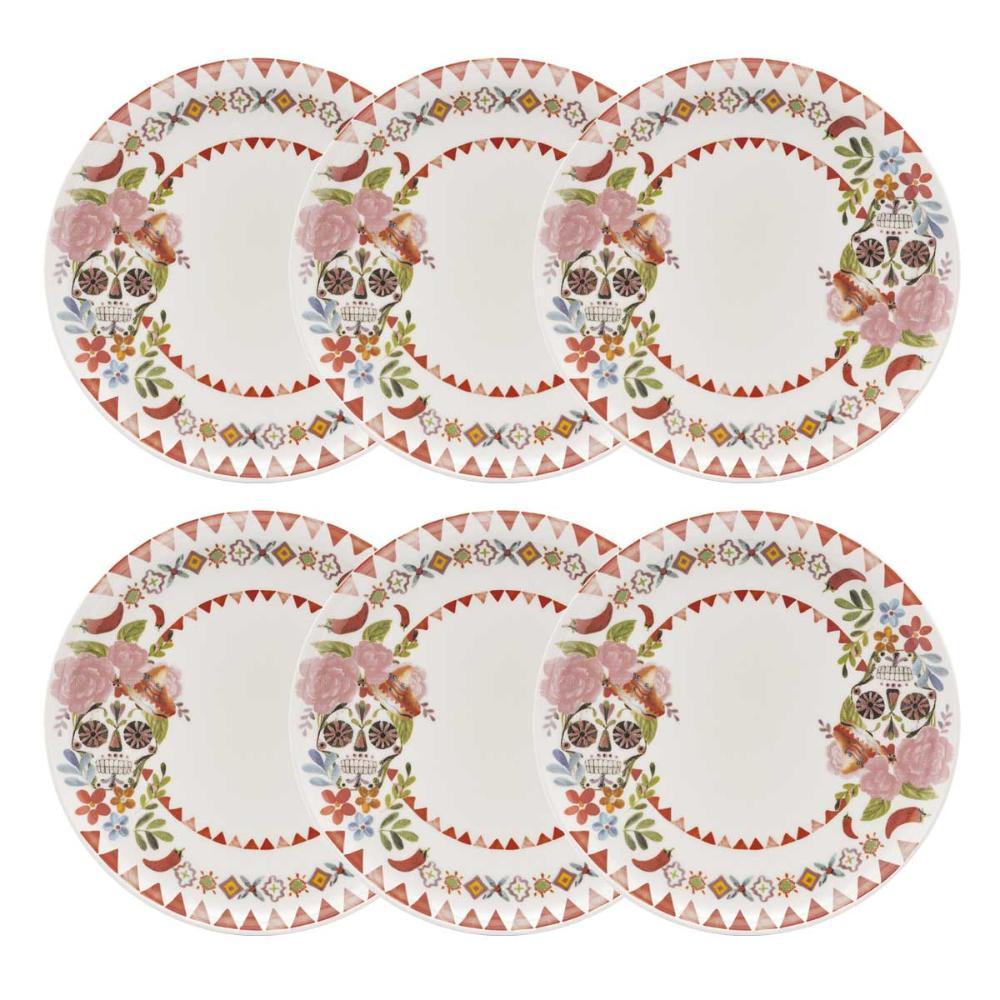 Jogo De 6 Pratos Rasos 26 Cm Oxford Arriba - 2