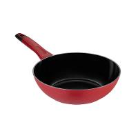 Panela Wok Antiaderente para Indução 28 Cm Everyday Vermelha - 1