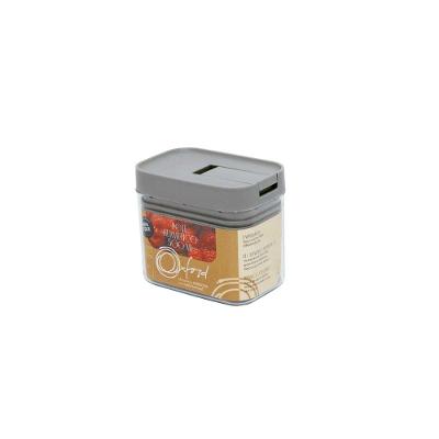 Pote Hermético De Acrílico Retangular 500 Ml Oxford Grey