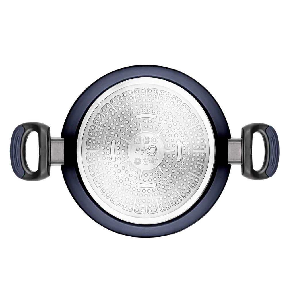 Caçarola Antiaderente para Indução 28 Cm Everyday Azul - 4