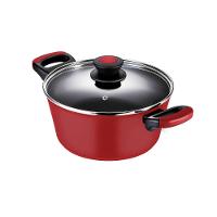 Caçarola Antiaderente para Indução 24 Cm Everyday Vermelha - 1