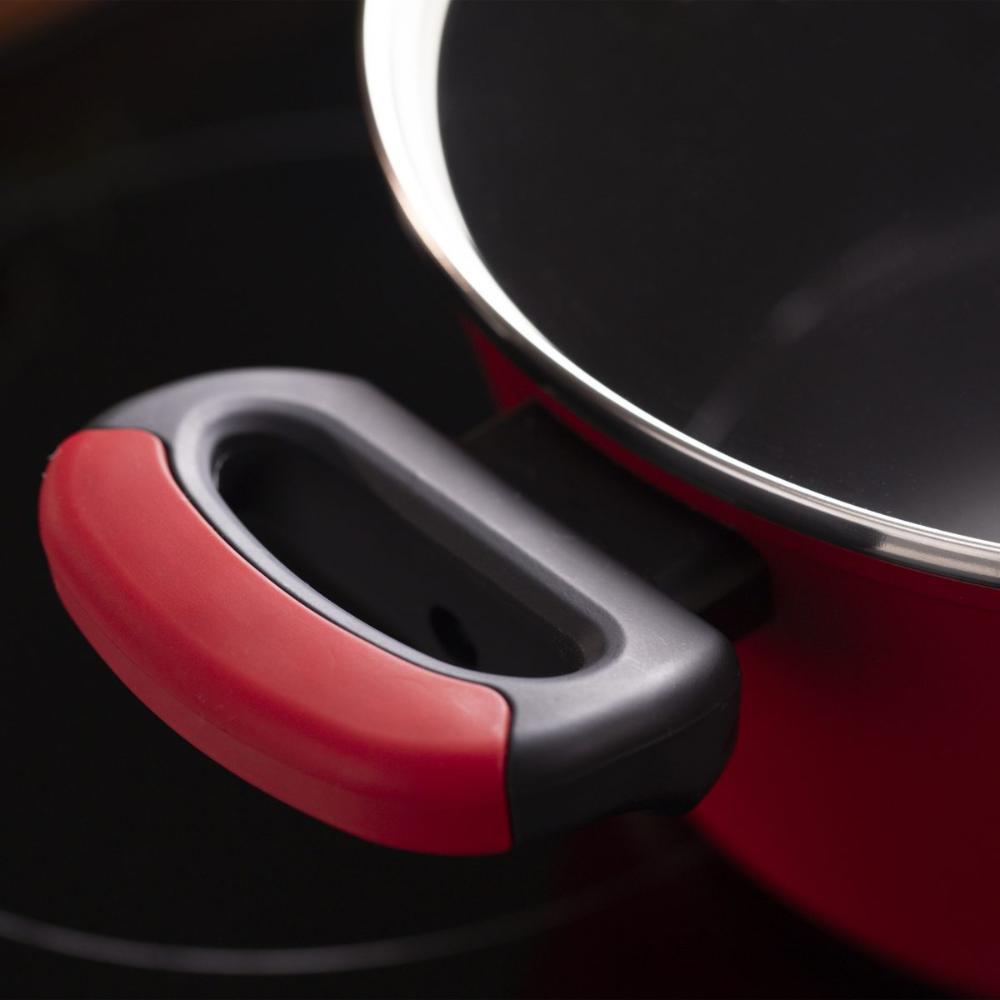 Panela Antiaderente para Indução 16 Cm Everyday Vermelha - 9