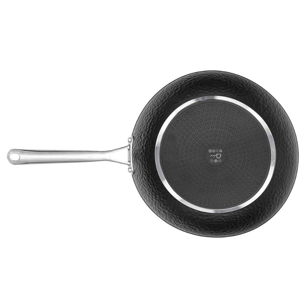 Panela Wok Antiaderente para indução 28 Cm Gourmet Preta - 3
