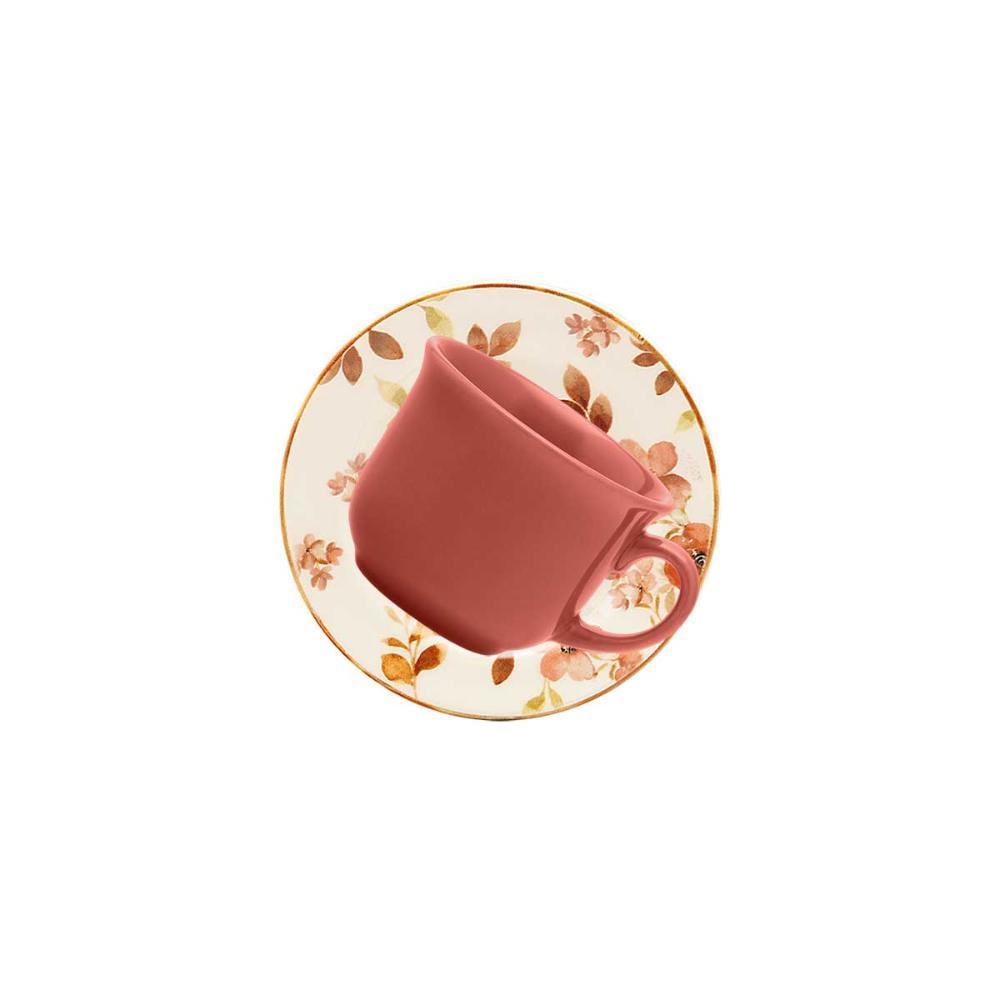 Xícara Grande 200 Ml Com Pires Donna Chá Das 5 - 1