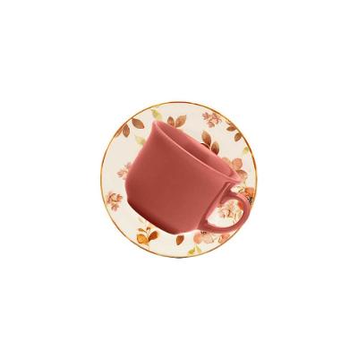 Xícara Grande 200 Ml Com Pires Donna Chá Das 5