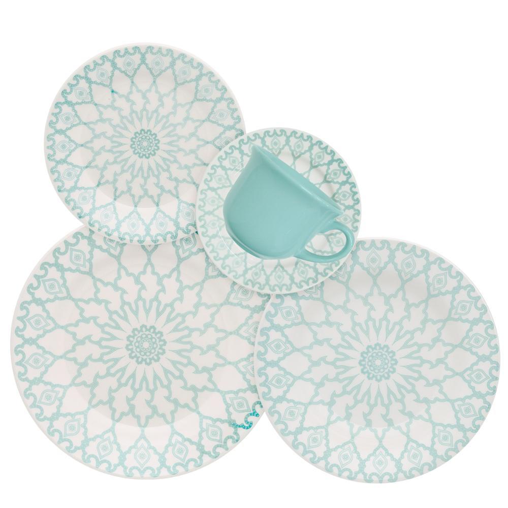 Aparelho de Jantar e Chá 20 Pçs Biona Donna Mandala - 1