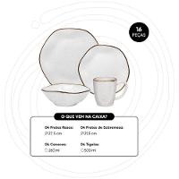 Aparelho De Jantar e Lanche 16 Peças Oxford Ryo Maresia - 3