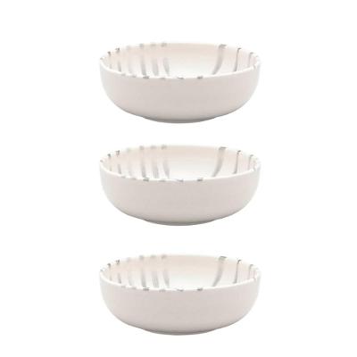Jogo de 3 Tigelas 600ml Oxford Flat Samambaia
