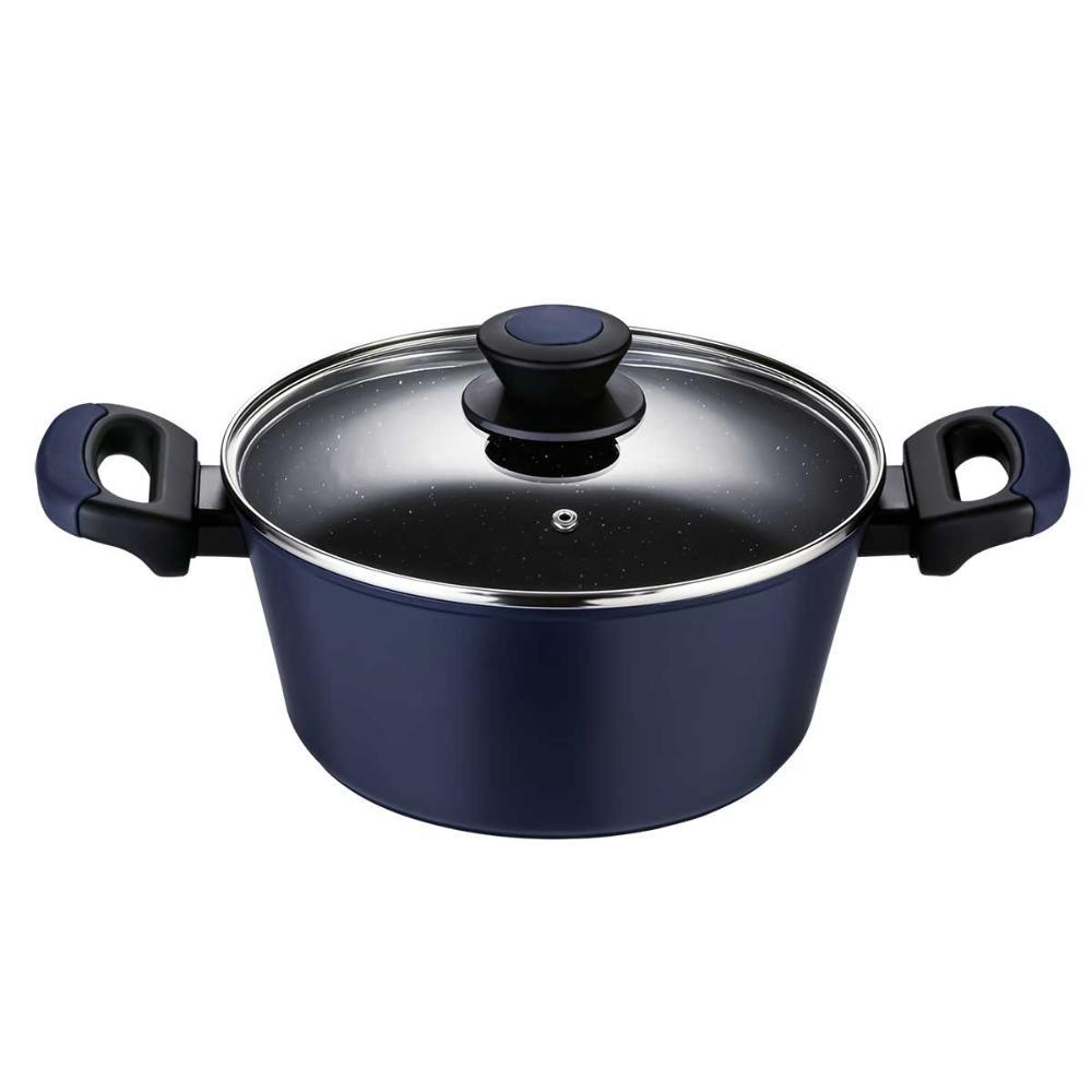 Caçarola Antiaderente para Indução 24 Cm Everyday Azul - 1