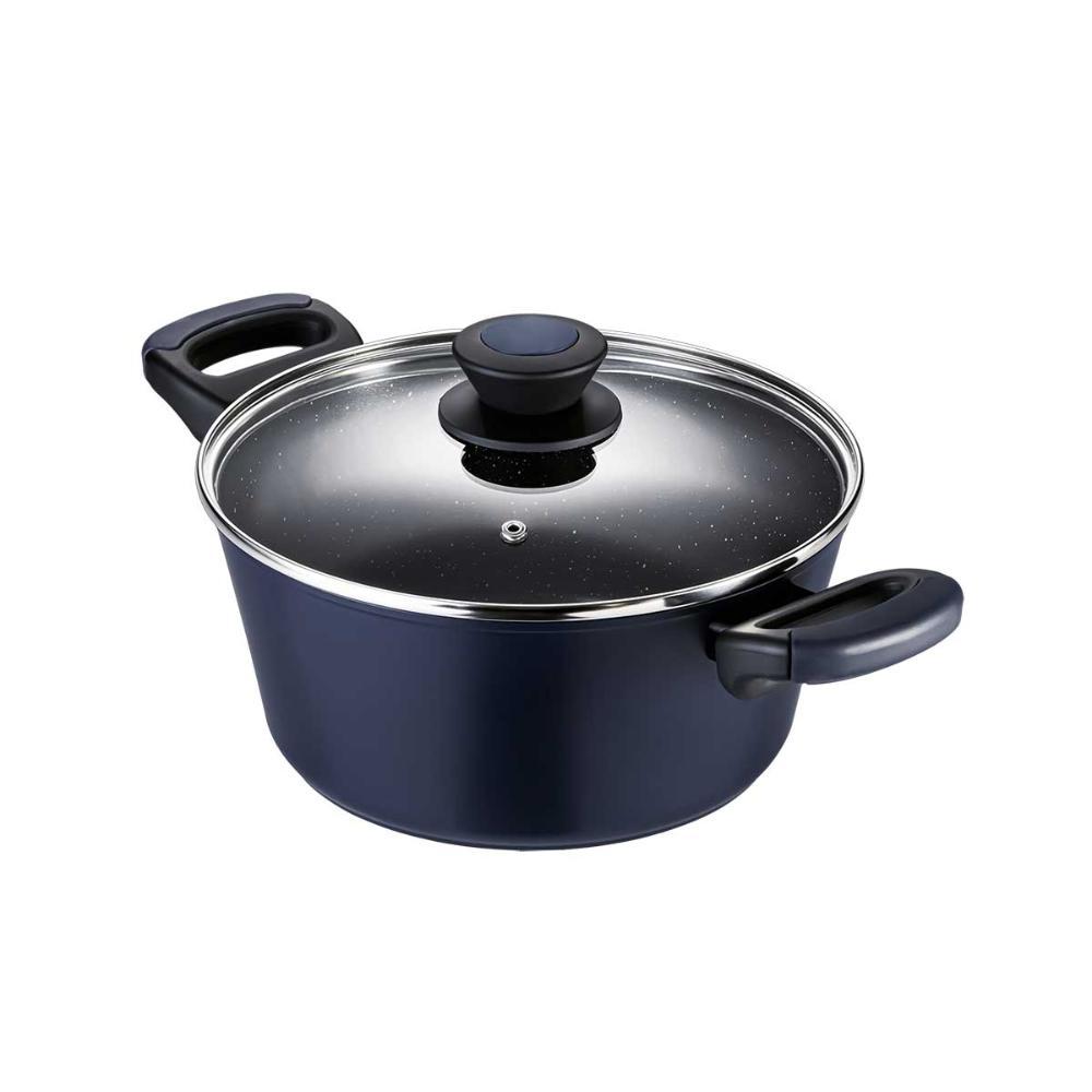 Caçarola Antiaderente para Indução 24 Cm Everyday Azul - 3