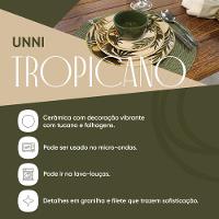 Jogo de 6 Pratos Fundos 20,5 cm Oxford Unni Tropicano - 8