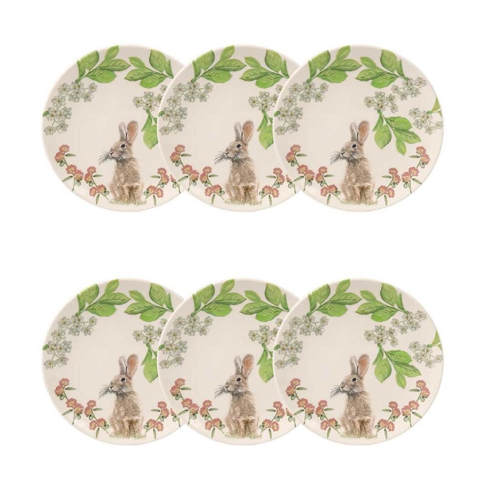Jogo de 6 Pratos Sobremesa 20 cm Oxford Páscoa - 2
