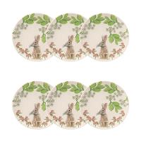 Jogo de 6 Pratos Sobremesa 20 cm Oxford Páscoa - 2