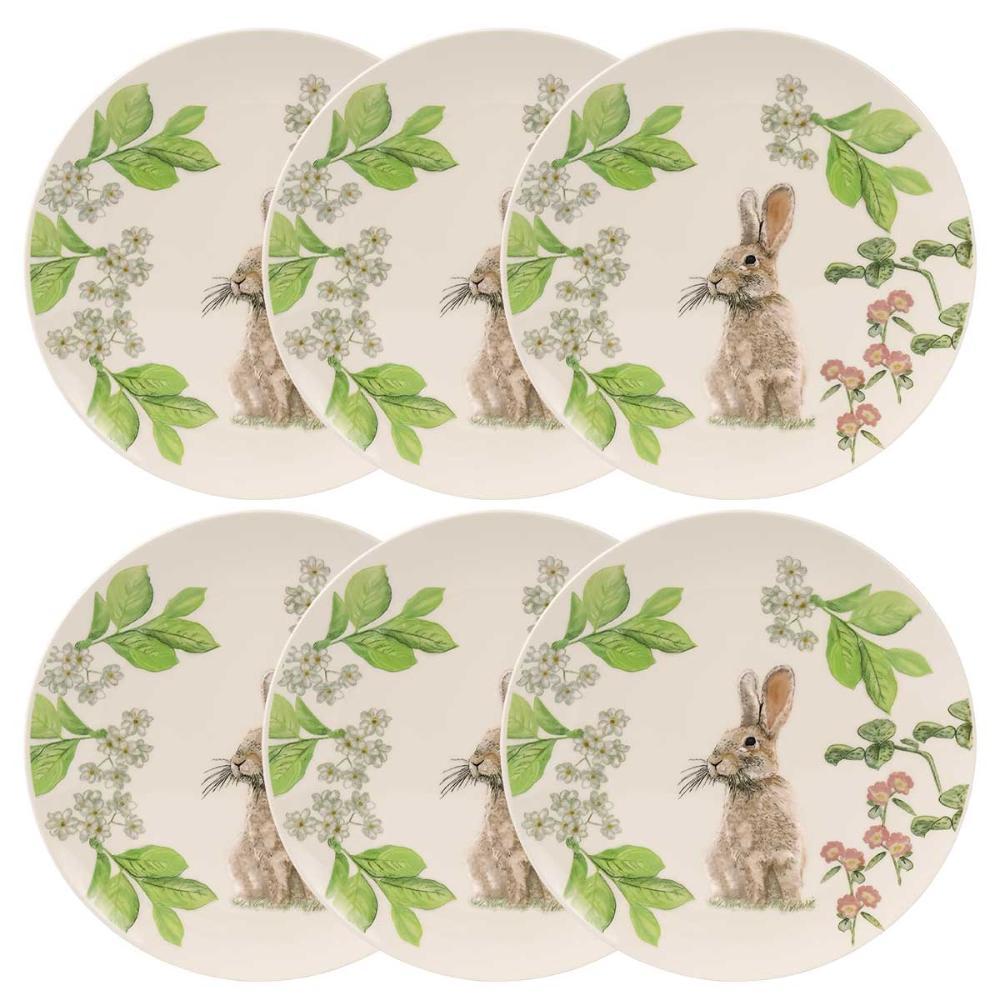 Conjunto de 6 Pratos Rasos 26 cm Oxford Páscoa - 2