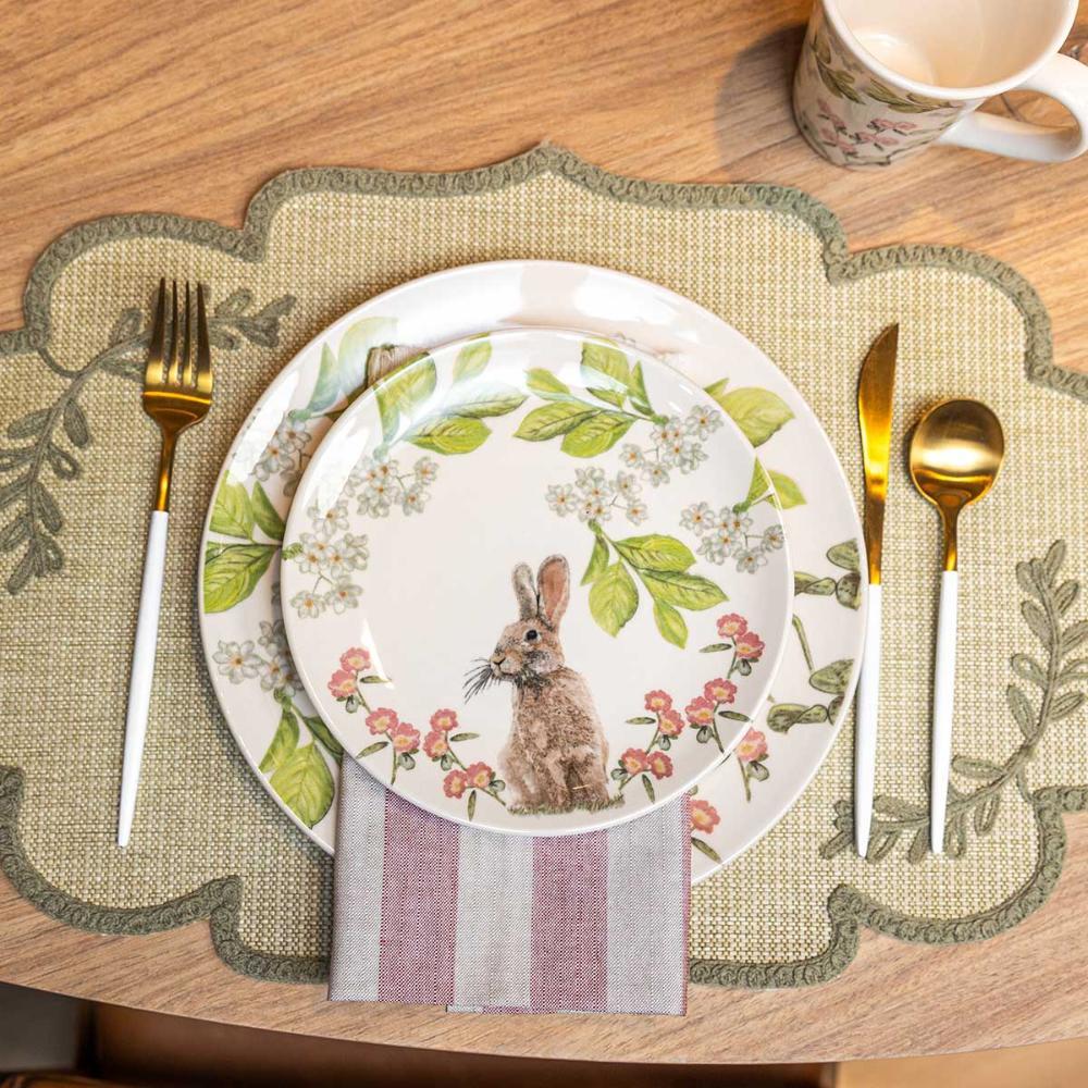 Conjunto de 6 Pratos Rasos 26 cm Oxford Páscoa - 3