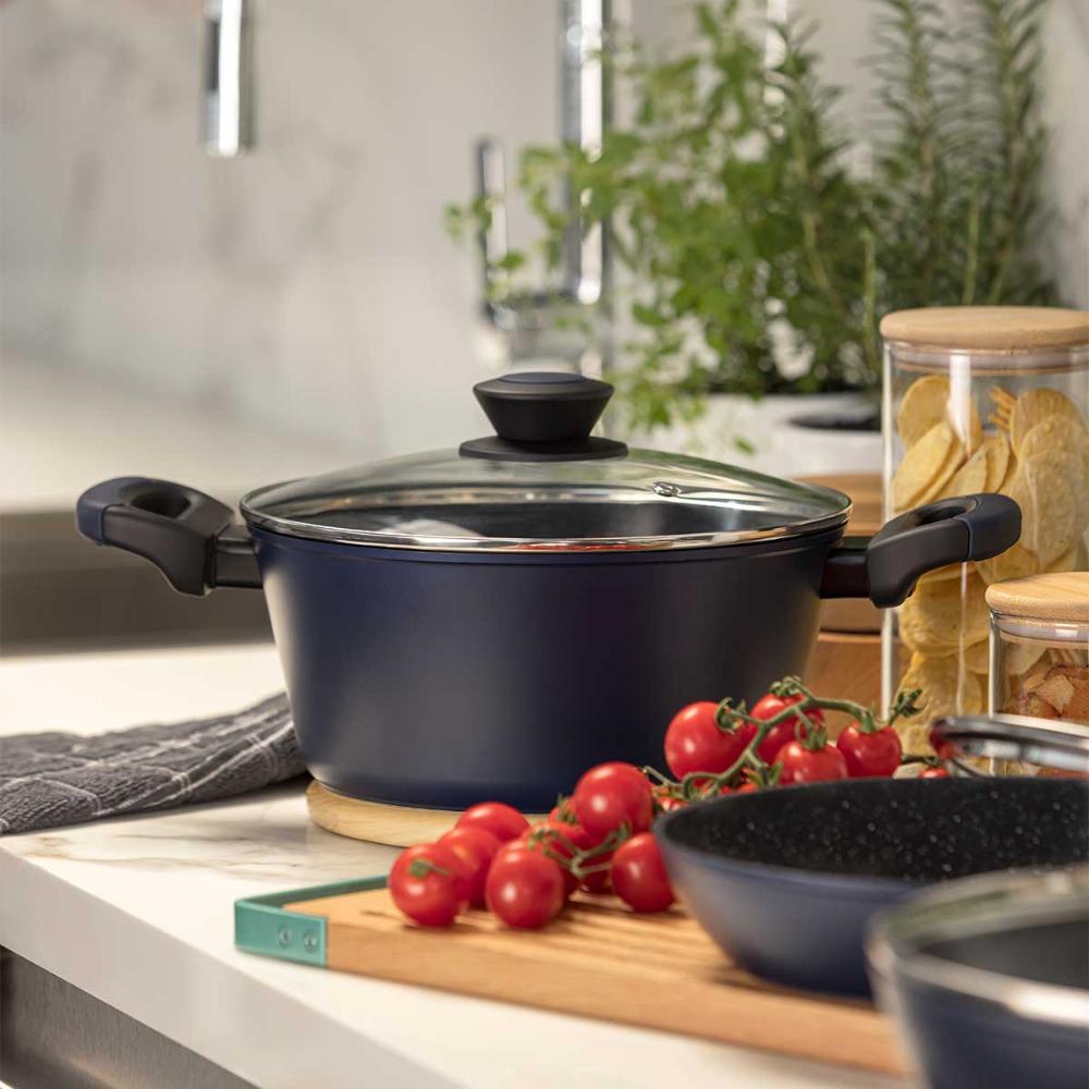 Caçarola Antiaderente para Indução 20 Cm Everyday Azul - 6