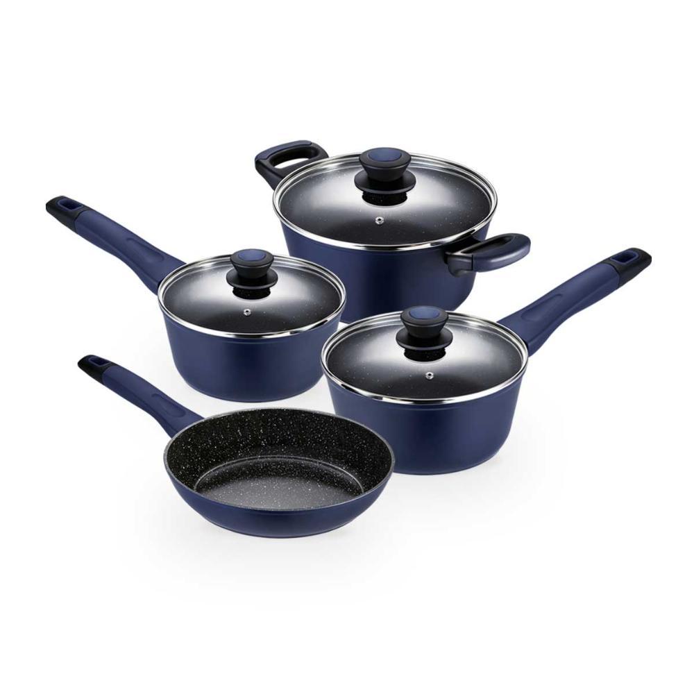Jogo de Panelas para Indução 4 peças Everyday Azul - 1