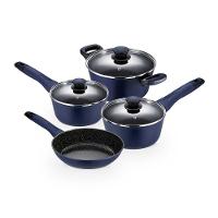Jogo de Panelas para Indução 4 peças Everyday Azul - 1