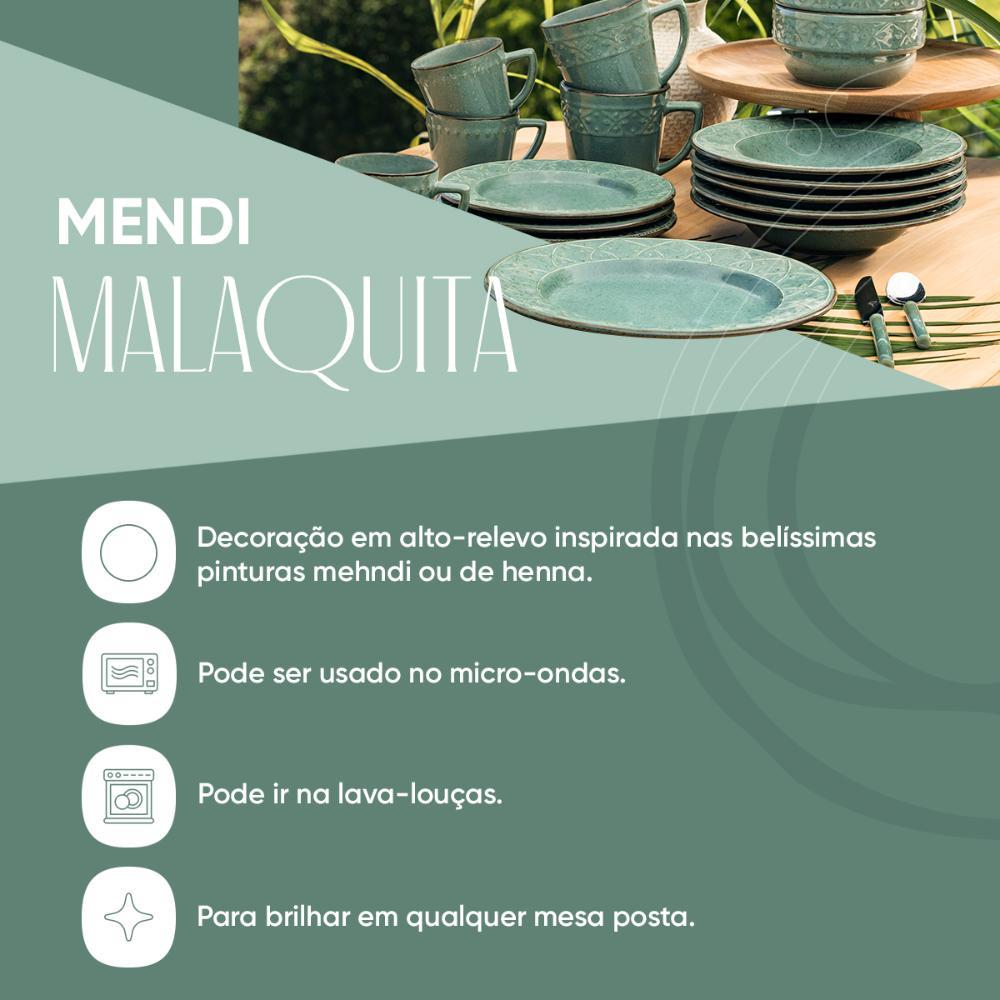 Xícara Grande 220 Ml Com Pires Oxford Mendi Malaquita - 4