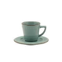 Xícara Grande 220 Ml Com Pires Oxford Mendi Malaquita - 1