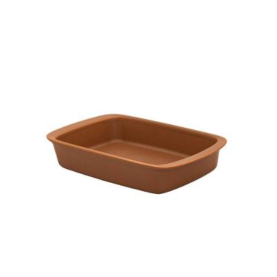 Travessa Refratária Tango Pequena 28x18x5,5 Cm Oxford Marrom