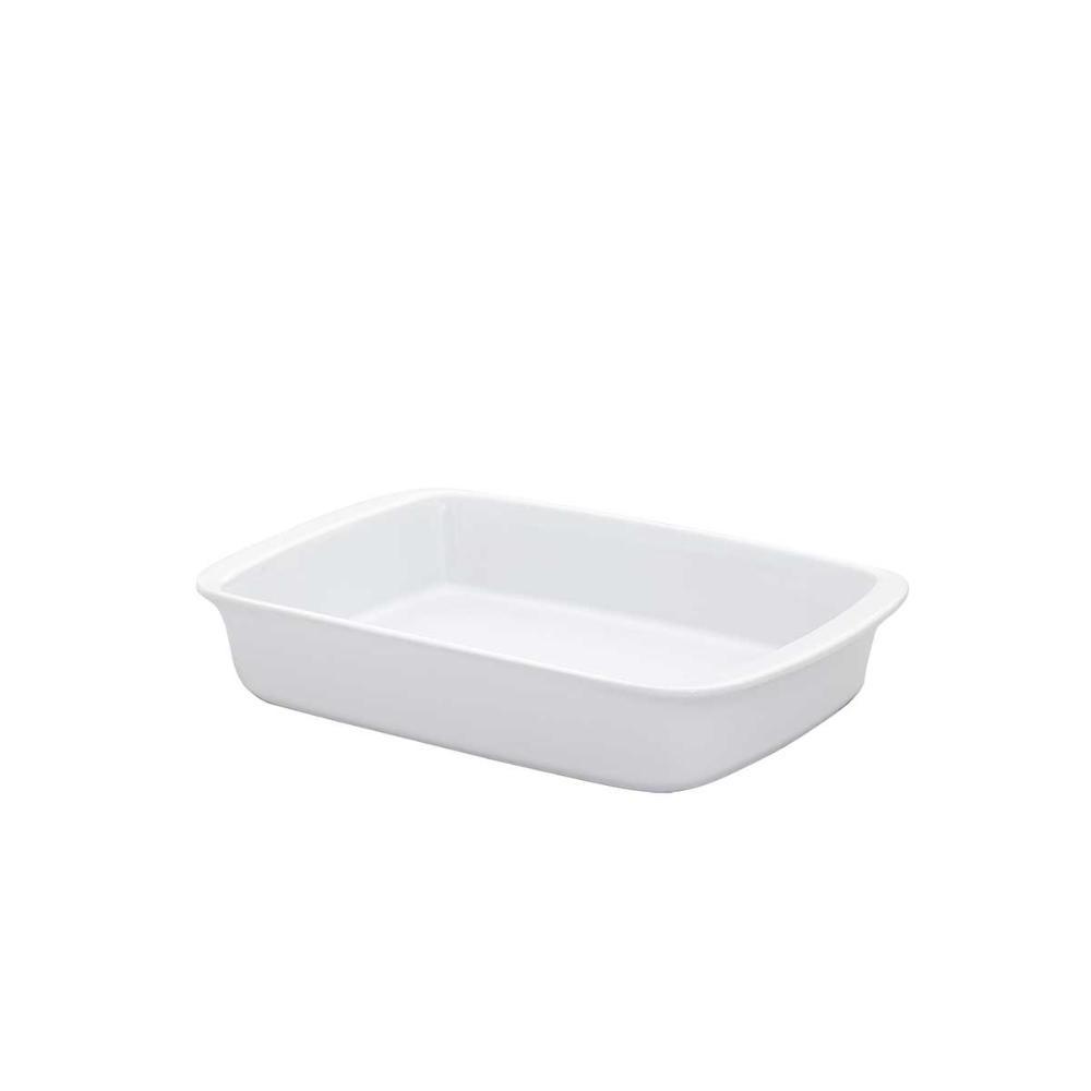 Travessa Refratária Tango Pequena 28x18x5,5 Cm Oxford Branco - 1