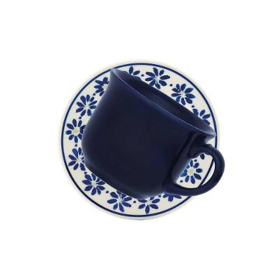 Xícara de Chá 200 ml com pires Donna Margaridas