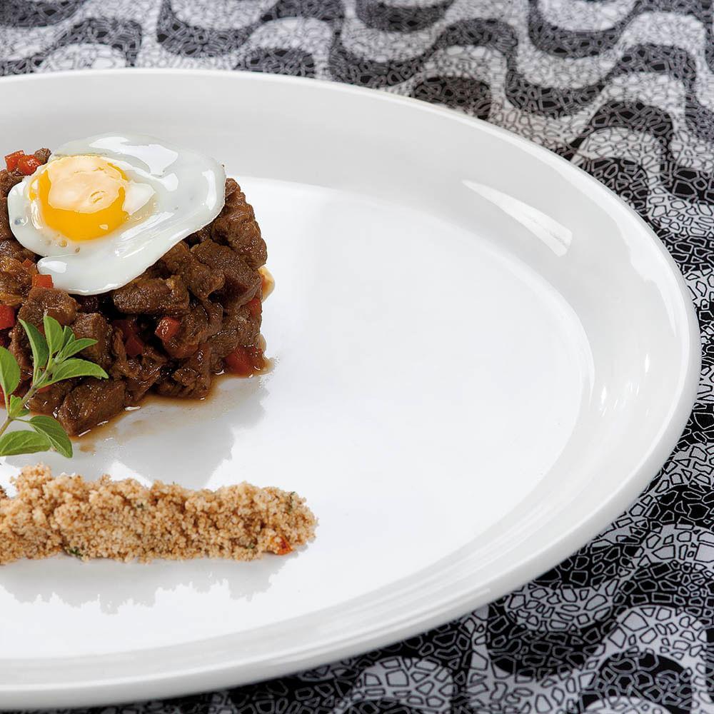 Travessa Rasa Gourmet Pró 26x21 Cm Oxford Branco - 2