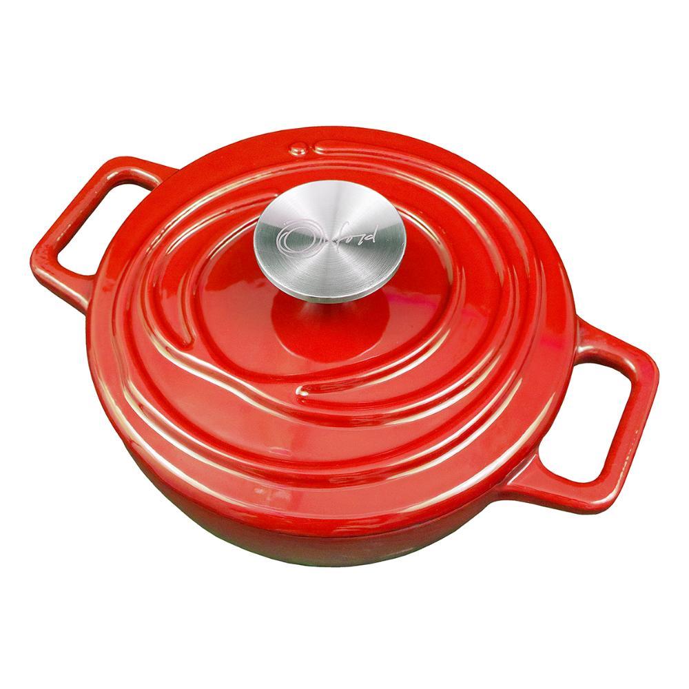 Caçarola de Ferro Fundido Esmaltado 24 cm Aroma Vermelho - 2