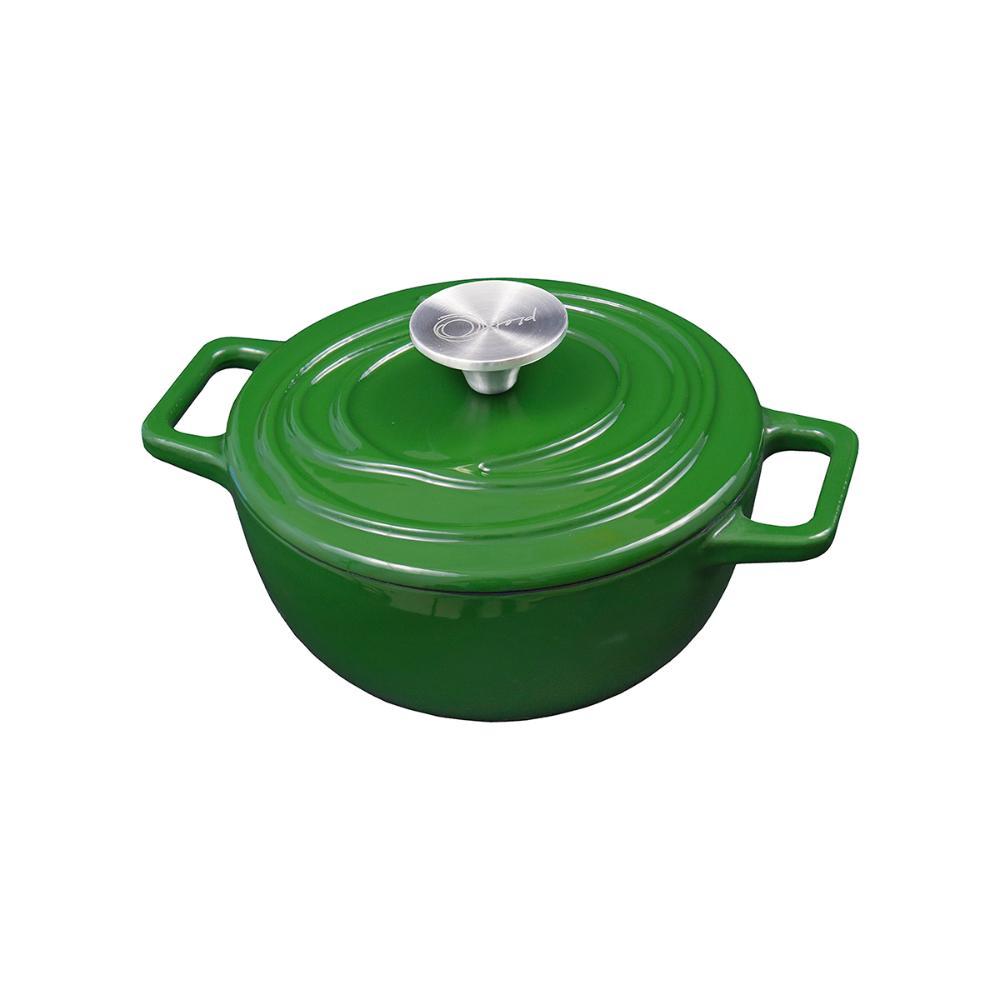 Caçarola de Ferro Fundido Esmaltado 18 cm Oxford Aroma Verde - 1