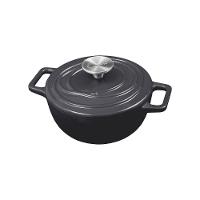 Caçarola de Ferro Fundido Esmaltado 18 cm Oxford Aroma Cinza - 1