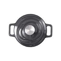 Caçarola de Ferro Fundido Esmaltado 18 cm Oxford Aroma Cinza