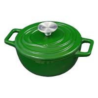 Caçarola de Ferro Fundido Esmaltado 24 cm Oxford Aroma Verde - 1