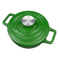 Caçarola de Ferro Fundido Esmaltado 24 cm Oxford Aroma Verde