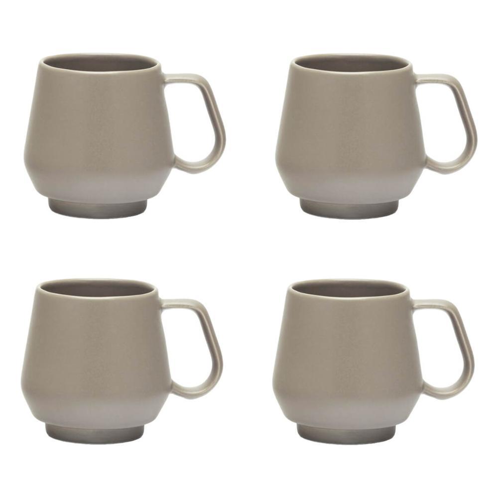 Jogo de 4 Canecas Oxford Chubby 330ml Chia - 1