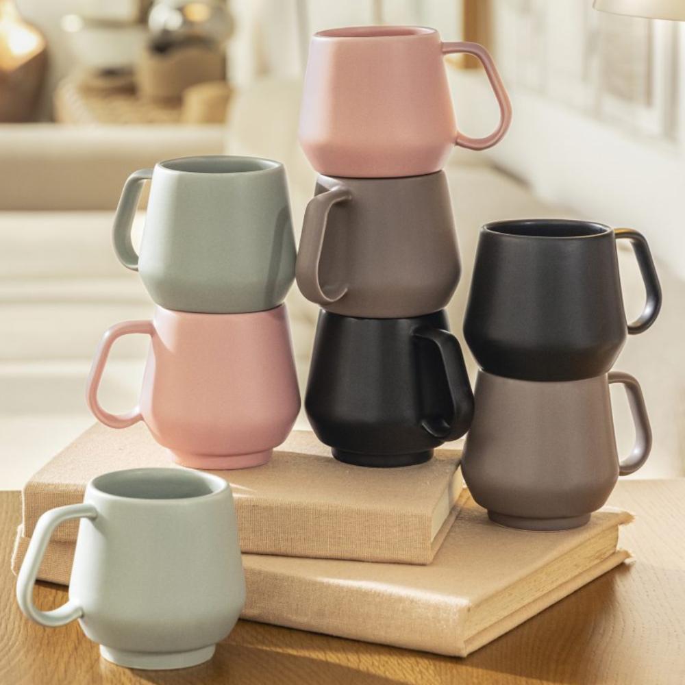 Jogo de 4 Canecas Oxford Chubby 330ml Menta - 3