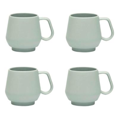 Jogo de 4 Canecas Oxford Chubby 330ml Menta