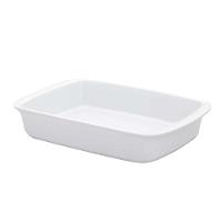 Travessa Refratária Tango Grande 40x24x7 Cm Oxford Branco - 1