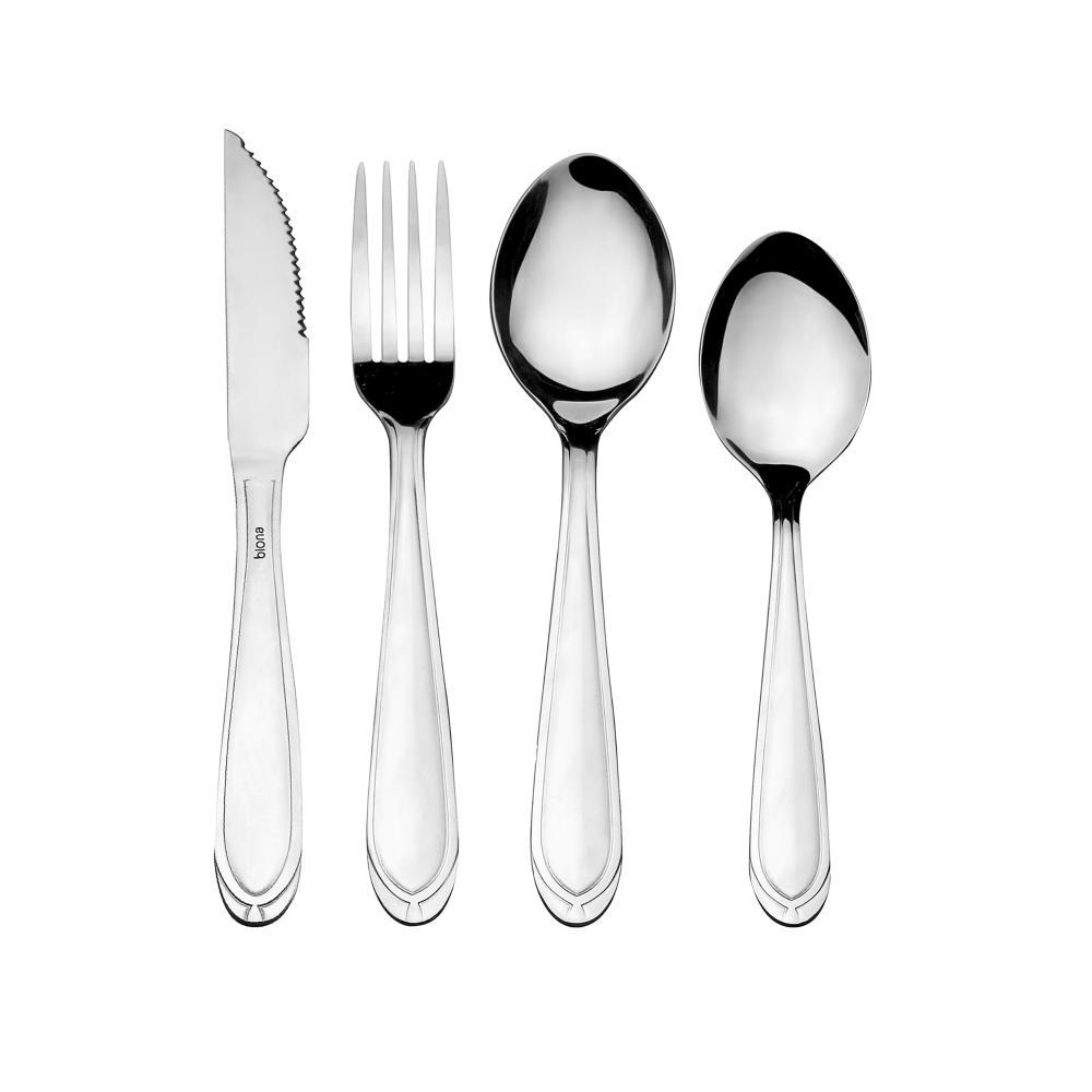 Faqueiro em Aço Inox 24 Peças Class Biona - 1