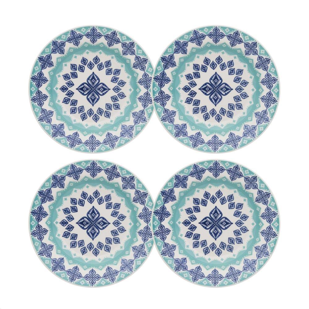 Jogo de 4 Pratos Fundos 21,5 Cm Donna Lola - 1