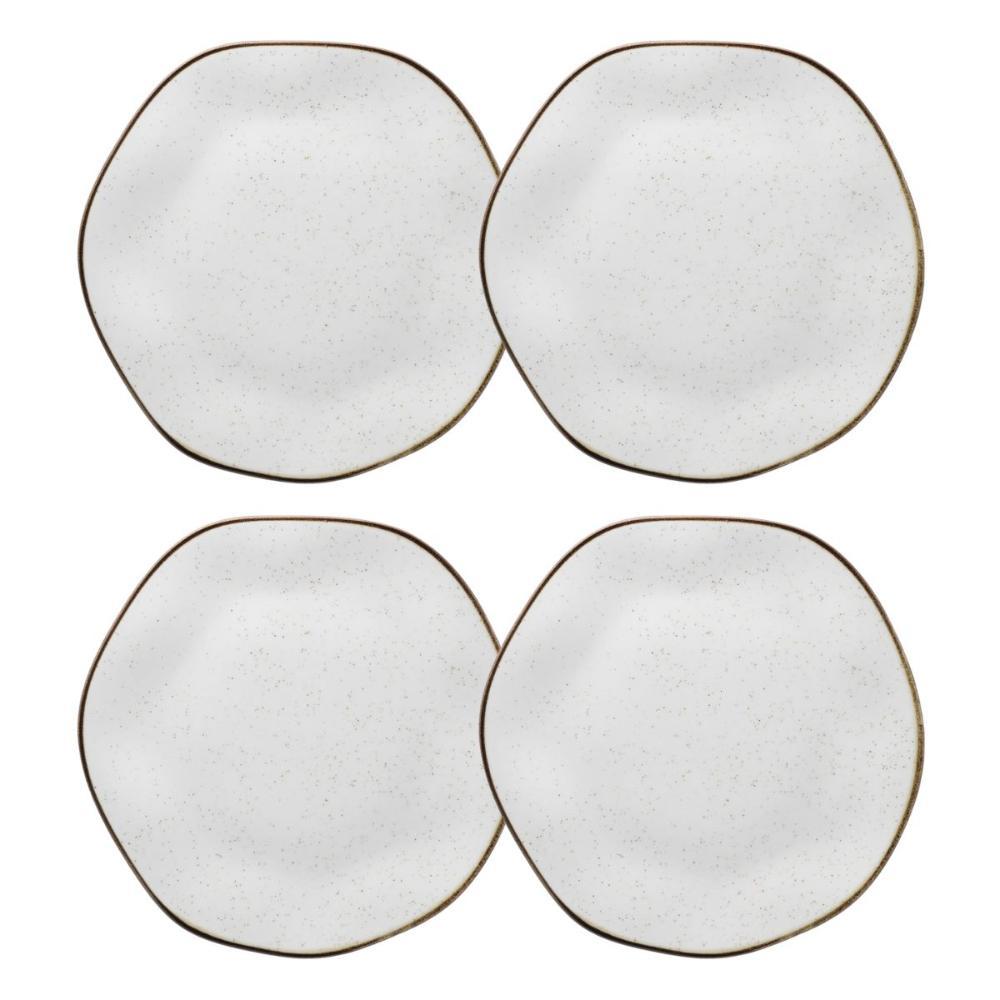 Jogo com 4 Pratos Rasos 27,5cm Oxford Ryo Maresia - 1