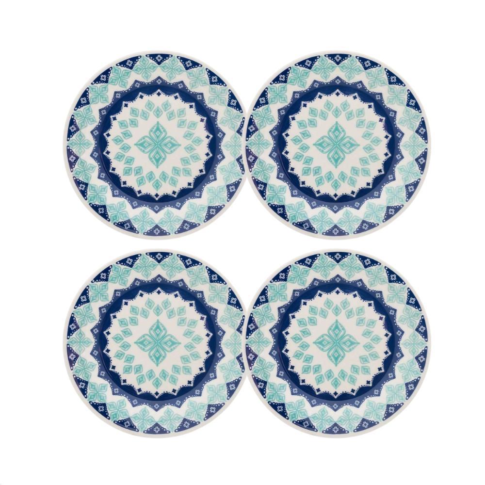 Jogo de 4 Pratos de Sobremesa 18 Cm Donna Lola - 1