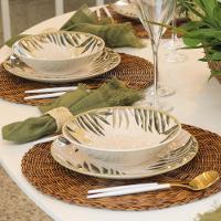 Jogo com 4 Pratos Rasos 26 cm Oxford Unni Tropicano - 8