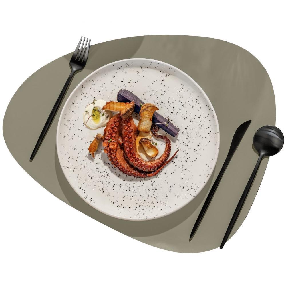 Jogo com 4 Pratos Rasos 26 Cm Oxford Flat Chuvisco - 4