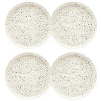 Jogo com 4 Pratos Rasos 26 Cm Oxford Flat Chuvisco - 1