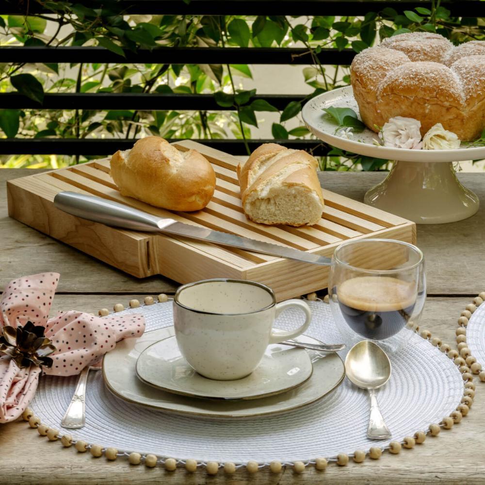 Jogo com 4 Pratos de Sobremesa 21,5cm Oxford Ryo Maresia - 4