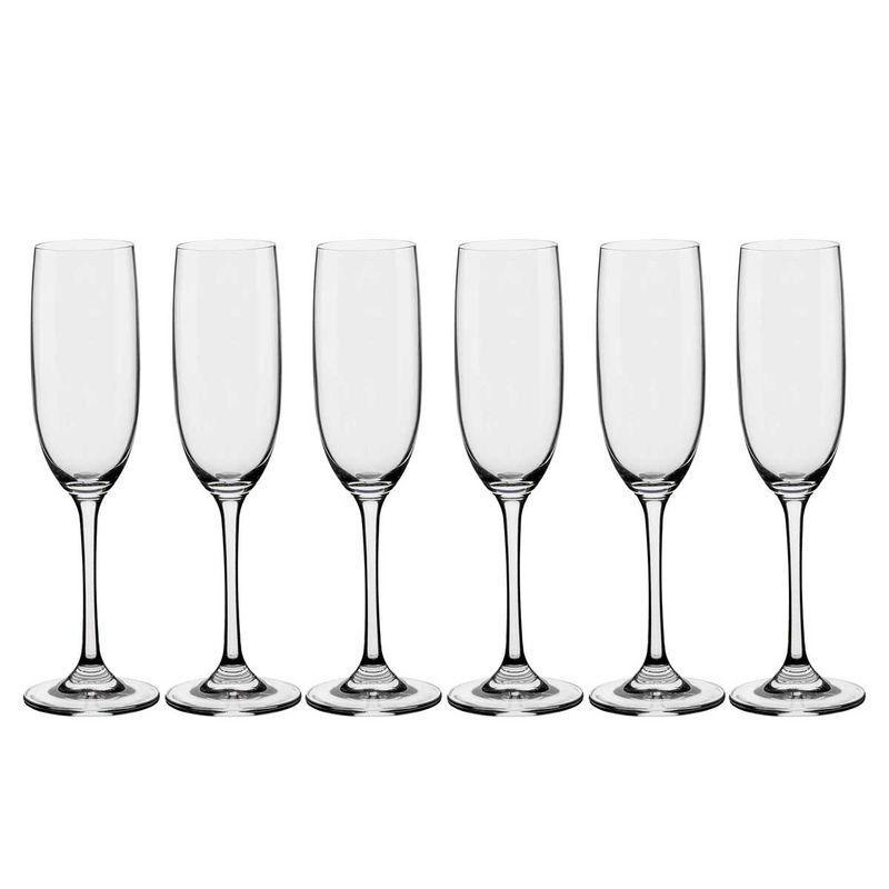 Jogo de Taças de Cristal Para Espumante 205 Ml Classic - 1