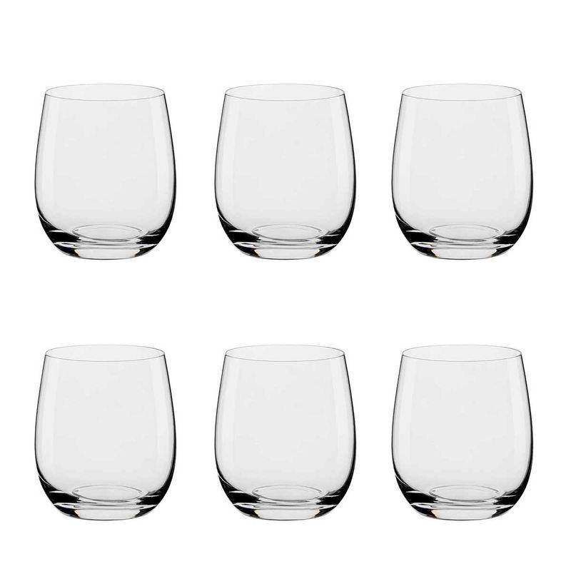 Jogo de 6 Copos de Cristal Para Suco 360 Ml Classic - 2