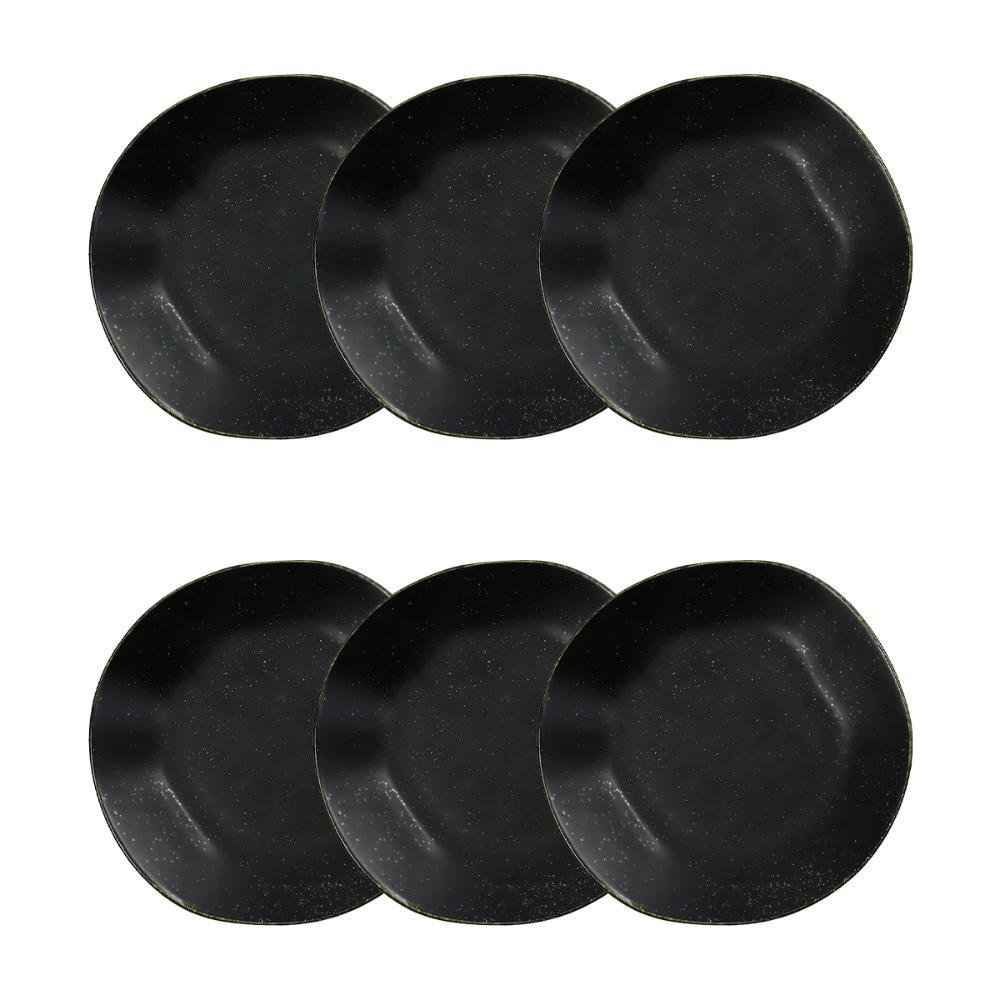 Jogo de 6 Pratos Fundos 22,5cm Oxford Ryo Volcano - 1