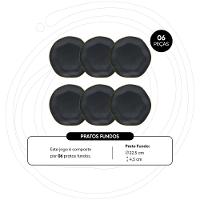 Jogo de 6 Pratos Fundos 22,5cm Oxford Ryo Volcano - 3